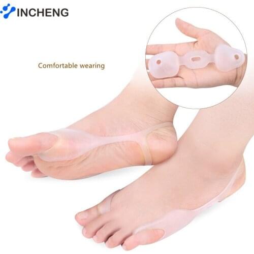 Big toe overlap Silicone Hallux Valgus Corrector Toe Separators Bunion Correctors Foot Finger Splitter toe protection orthosis