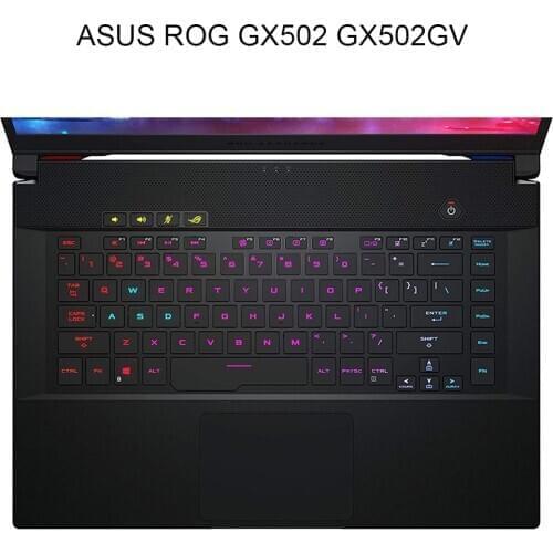OVY Keyboard Covers for ASUS ROG GX502 GX502GW GX502GV Zephyrus S15 GX502L GX502LWS TPU clear anti dust protective Film cover