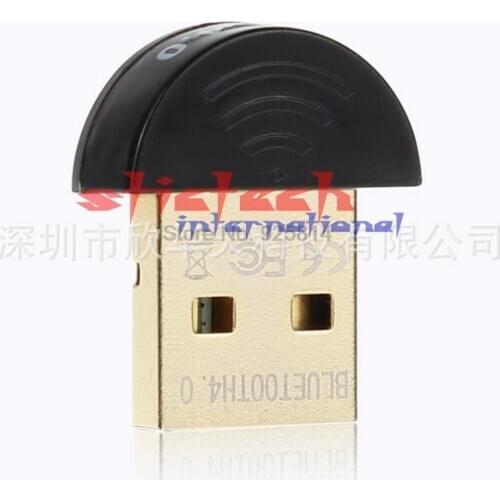 By dhl or ems 200pcs Mini USB Bluetooth Adapter V 4.0 Dual Mode Wireless Dongle CSR 4.0 For Win10 win8 /7 XP 25