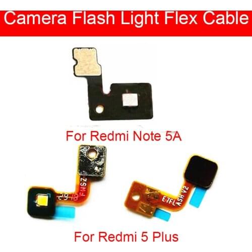 Camera Flash Lamp Flex Cable For Xiaomi Redmi 5 5A Plus Camera Flash Light Proximity Sensor Flex Ribbon Repair Replacement Parts