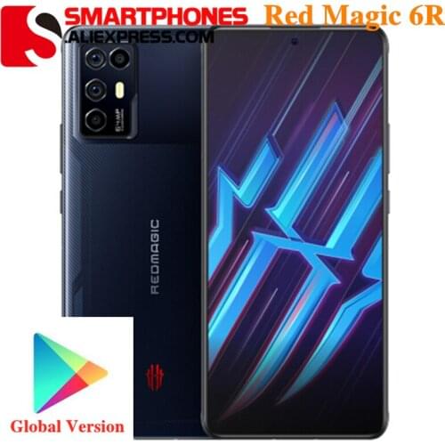 Global Version Nubia Red Magic 6R game Phone 12GB 128GB Snapdragon 888 6.67 inch screen 144hz 30W charge quad camera cell phone