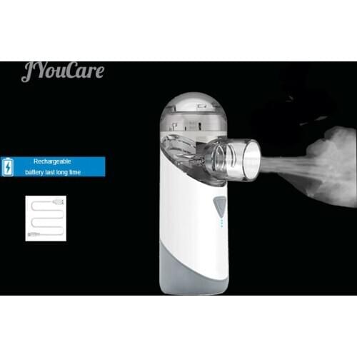 JYouCare Mesh Nebulizer Medical Portable Atomizer Rechargeable Inhaler Silent Waterproof inalador for kids nebulizador portatil