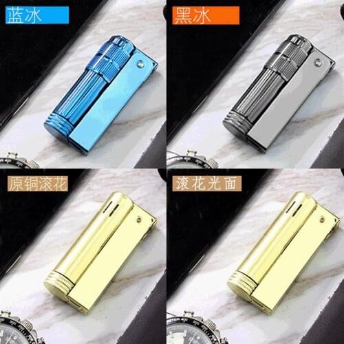 New IMCO Windproof Kerosene Lighter Austrian Brass Vintage Retro Grinding Wheel Mechanical Cigarette Accessories Smoking Gadgets