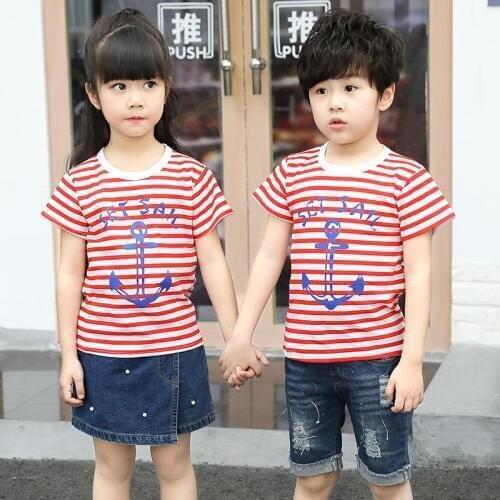 ChildrenS Wear Boys And Girls T-Shirt Cartoon Fortnight Pattern ChildrenS Short-Sleeved T-Shirt Wholesale Baby Clothes