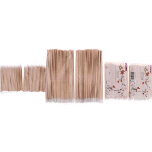 600Pcs Tattoo Permanent Microblading Wood Cotton Swabs Bud Cosmetics Tool S/M/L