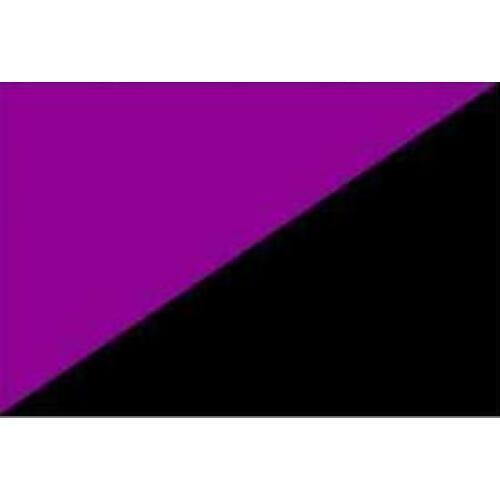Half purple half black flag polyester anarchy banner flags 90x150cm custom any YOUR TEXT