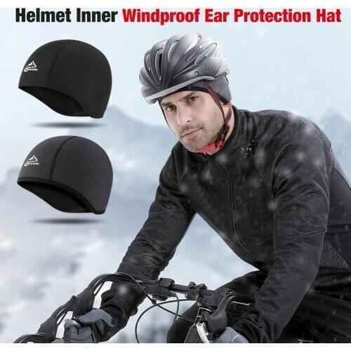 Skull Cap Warm Helmet Inner Windproof Ear Protection Hat