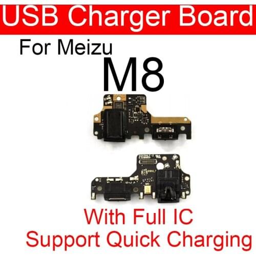 Charging USB Jack Port Board Flex Cable For Meizu M8 USB Charger Dock Connector Board Replacement Repair Parts