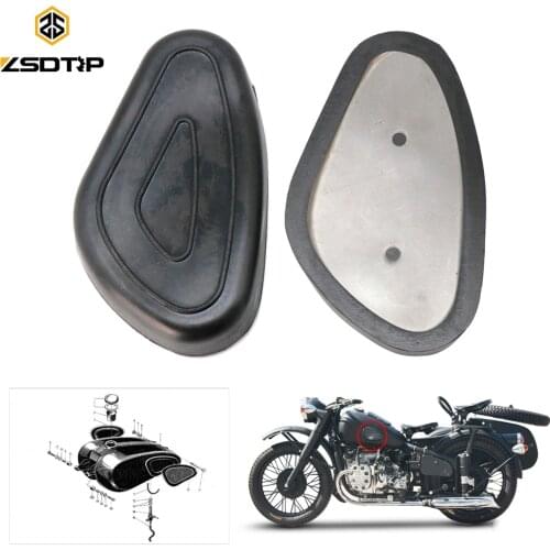 ZSDTRP Retro Fuel Tank Side Rubber Sheath CJ-KC750 Motorcycle Case For Bmw R12 R71 M-72 CJ-K750 Primary Color Fuel Tank Guard