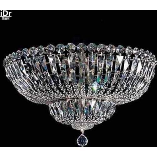 Gold Ceiling Lights polished chrome lamp modern high quality hotel lamp light 55cm W x 30cm H