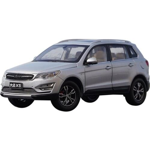 1/18 original Zotye Damai X5 off-road vehicle SUV alloy die-casting simulation car model collection children toys toys for boys