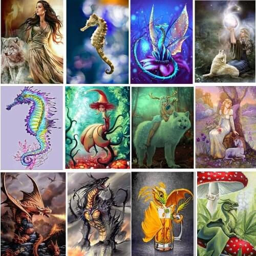 5d Diy Diamond Painting Round Square Diamond Painting Animal Embroidery Cross Stitch Mosaic Handmade Gift Home Decoration