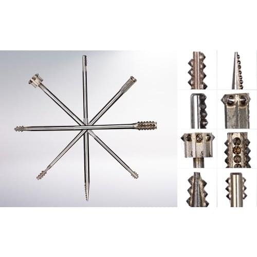 8 Pieces Natural Diamonds Mace Point Tools