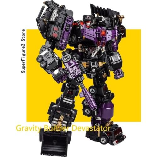 Brand New Generation Toy GT-88 Gravity Builder Devastator Black Limited Ver. In Stock Ready to Send