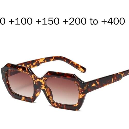 Men Square Bifocal Sun Reading Glasses Men Women Retro Sunglasses Reader Brand Designer Brown Diopter Magnifier Presbyopic NX