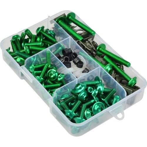 Complete Motorcycle Fairing Bolts Screws Kit 194pcs Fasterners Kit motorcycle Accessories For Yamaha YZF R6 R1 R3 R25 FZ07 FZ09