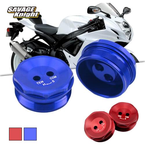 Fork Bolts Cap For SUZUKI GSX-R 1000 600 750 GSXR GSX R For HONDA CBR 1000RR CBR600RR Motocycle Accessories Decorative Cover CNC
