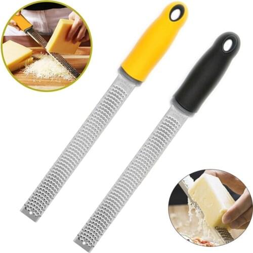 Multifunction Stainless Steel Hand-held Cheese Grater Cheese Lemon Vegetables Grater Home Kitchen Tool