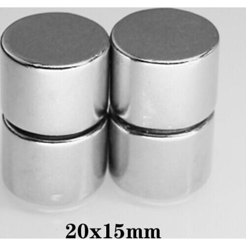 1/2/5/10/15pcs 20x15 mm Strong Permanent Magnet 20mmx15mm Bulk Round Magnets 20x15mm Neodymium Disc Magnet sheet 20*15 mm
