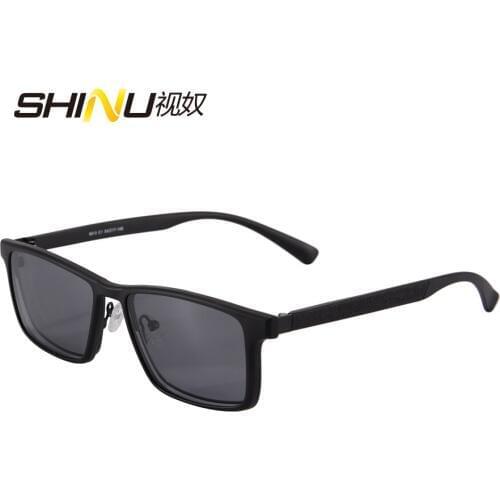 Metal Square glasses Clip on sunglasses Polarized fashion prescription Frame Driving Night Vision Lens Dual Purpose 9913