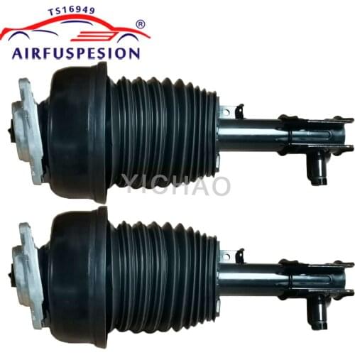Pair Front Left+Right Air Suspension Shock Strut W/ADS for Mercedes W212 E300 E350 E400 E500 4-matic 2123203438 2123203338