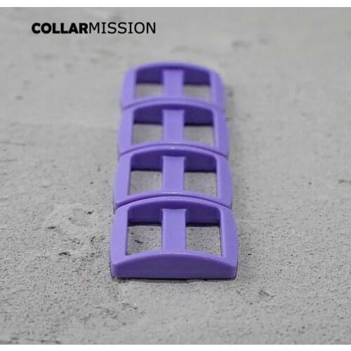 Retailing plastic slider Tri-Glid for Bag Webbing Slider Strap Buckle DIY dog collar accessory 25mm heliotrope RZK25SJ18