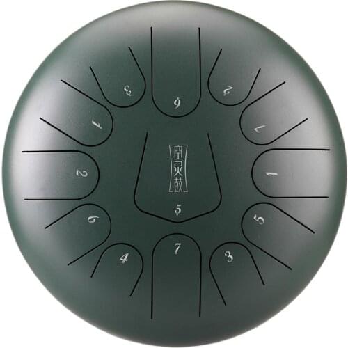 Handpan Drum 12 Inch 13 Note Steel Tongue Drum Hand Pan Drum With Padded Drum Bag And A Pair Of Mallets Huedrum Yoga Meditation