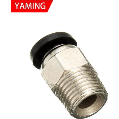 2pcs Pneumatic Connector For 1.75mm PTFE Tube PC4-01 Quick Coupler Feed Inlet 3D Printer Part