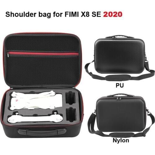 Shoulder Bag Carrying Case for FIMI X8 SE 2020 Drone Handbag Suitcase Drone Battery Controller Storage Box Waterproof Protector