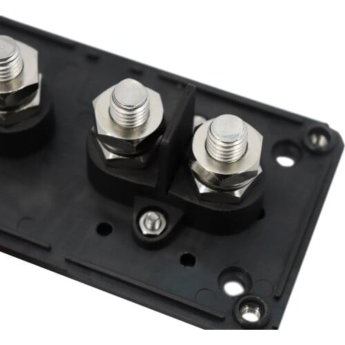 Heavy Duty 4 Way Bus Bar/Power Distribution Box with Screw On Cover 300A Parts