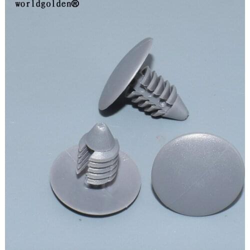 Worldgolden 100pcs plastic clip Fender & Bumper Shield Retainer for GM#480534 6270163 for Chryler#6030538