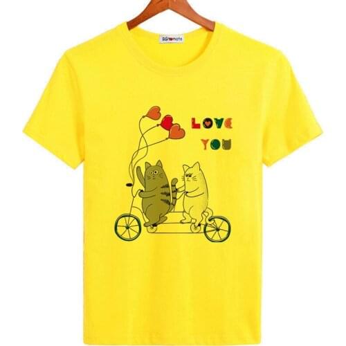 BGtomato lovely cats funny tshirt men hot sale super cute summer shirts personality style casual tops kawaii t-shirt
