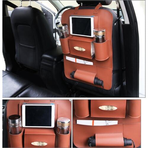 Car Back Seat Organizer Bag Car-Styling Holder Container Hanging Box Multi-Pocket Vehicle Storage Bag Stroller Pram Diaper Bag