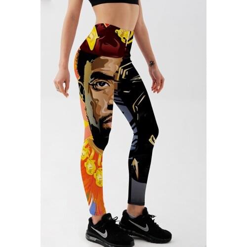 Women Leggings for Fitness Push UP Sexy Digital Print Black Panther Avatar Superhero Feamle Workout Legging