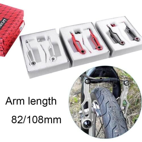 1 Pair Litepro Short long arm Ultralight Aluminum Front Rear V Brake Mechanical Calipers Superlight BMX Bike Brake Bicycle Parts