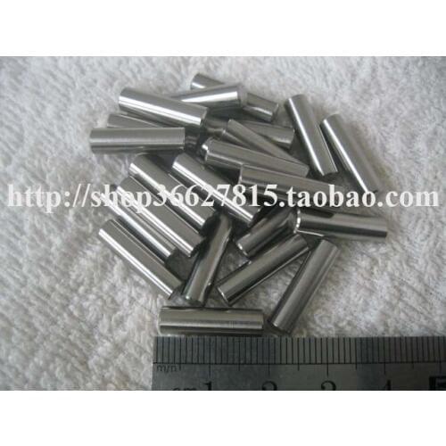5*18 Gr2 Titanium parallel pins with round end