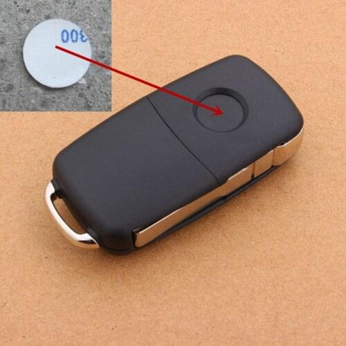 5pc 14mm Car Key Sticker for Volkswagen VW Golf 4 5 6 Polo Passat B5 B6 B7 CC Jetta Mk6 Tiguan Gol Cross Fox Plus Eos Scirocco