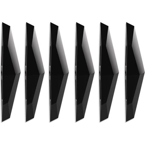 6Pcs Universal Vehicle Door Crash Bar Auto Door Guard Edge Corner Protector Guards Bumper Trim Molding Protective Strip Scratch