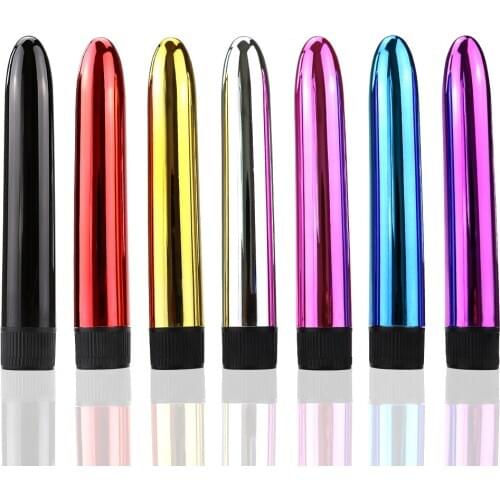7 inch electroplating Bullet AV Vagina Vibrator Sex Toys Masturbator For Women Prostate Massager Vibradores Clitoris S0090