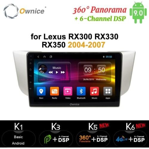8 Core Android 10.0.0 CAR DVD Player Radio GPS Navi DVR OBD 4G LTE 360 Panorama DSP SPDIF for Lexus RX300 RX330 RX350 2004 -2007