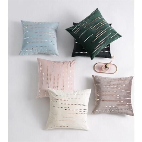 45x45cm Hot drilling Sofa Pillowcase Pink Cushion Cover Throw Pillow Case Home Sofa Bed Chair Decoration 17.72x 17.72inch