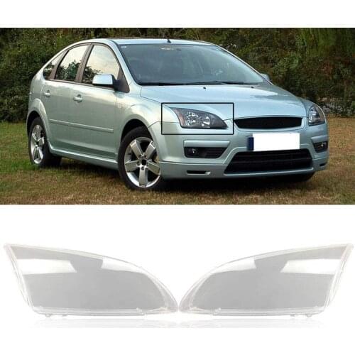 For Ford Focus 2005 2006 2007 2008 Car Headlight Headlamp Clear Lens Shell Cover Driver & Passenger Side Auto Shell