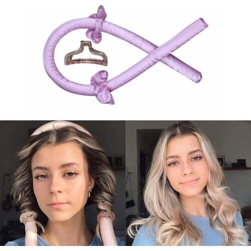 Heatless Curling Rod Headband Lazy Curler Silk Curling Ribbon Silk Curling Ribbon Heatless Hair Curling Ribbon Make Hair Curly
