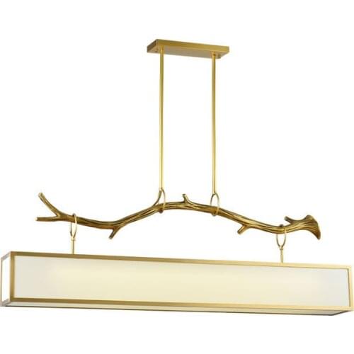 2020 Modern Imitation Tree Branch Chandelier For Living room Bedroom Restaurant Bar All Copper Lamp Indoor Lighting Decor