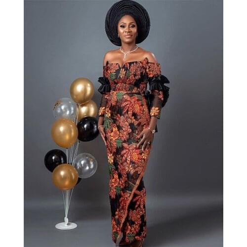 2021 Latest Luxury Jacquard Brocade Lace Fabric Nigerian Tulle Net Lace Fabric African Organza Fabric For Wedding Party MY44371