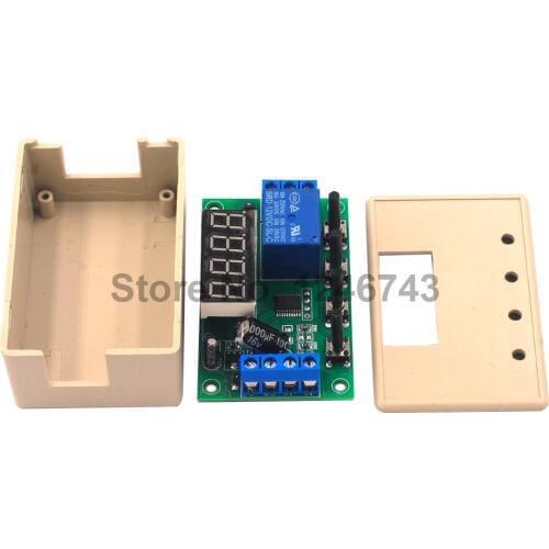 Voltage Detection Switch DC Undervoltage and Overvoltage Protection MCU Control Voltage Comparison Relay Module with Housing