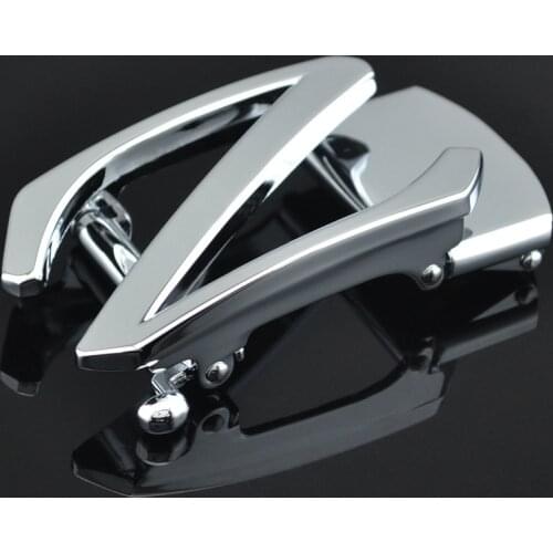 Mens Belt Head Belt Buckle,Leisure Belt Head Business Accessories Automatic Buckle Width black 3.5CM luxury fashion LY137-690