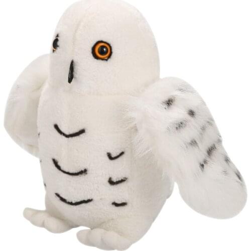 Pudcoco 20cm Childrens Plush Toy White Owl Stuffed Doll