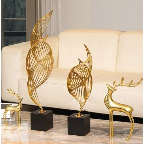 Nordic Modern light luxury style furnishings TV cabinet creative highgrade living room porch wine cabinet workers art decoration