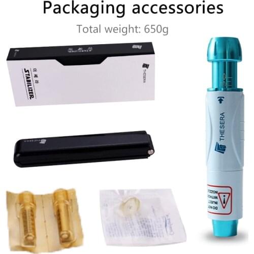 0.5ml Hyaluronic Acid Pen Nebulizer Sterile Dedicat Blue Hyaluronic Anti-wrinkle Lip Lifting Injection Ampoule Head Syringe Gun